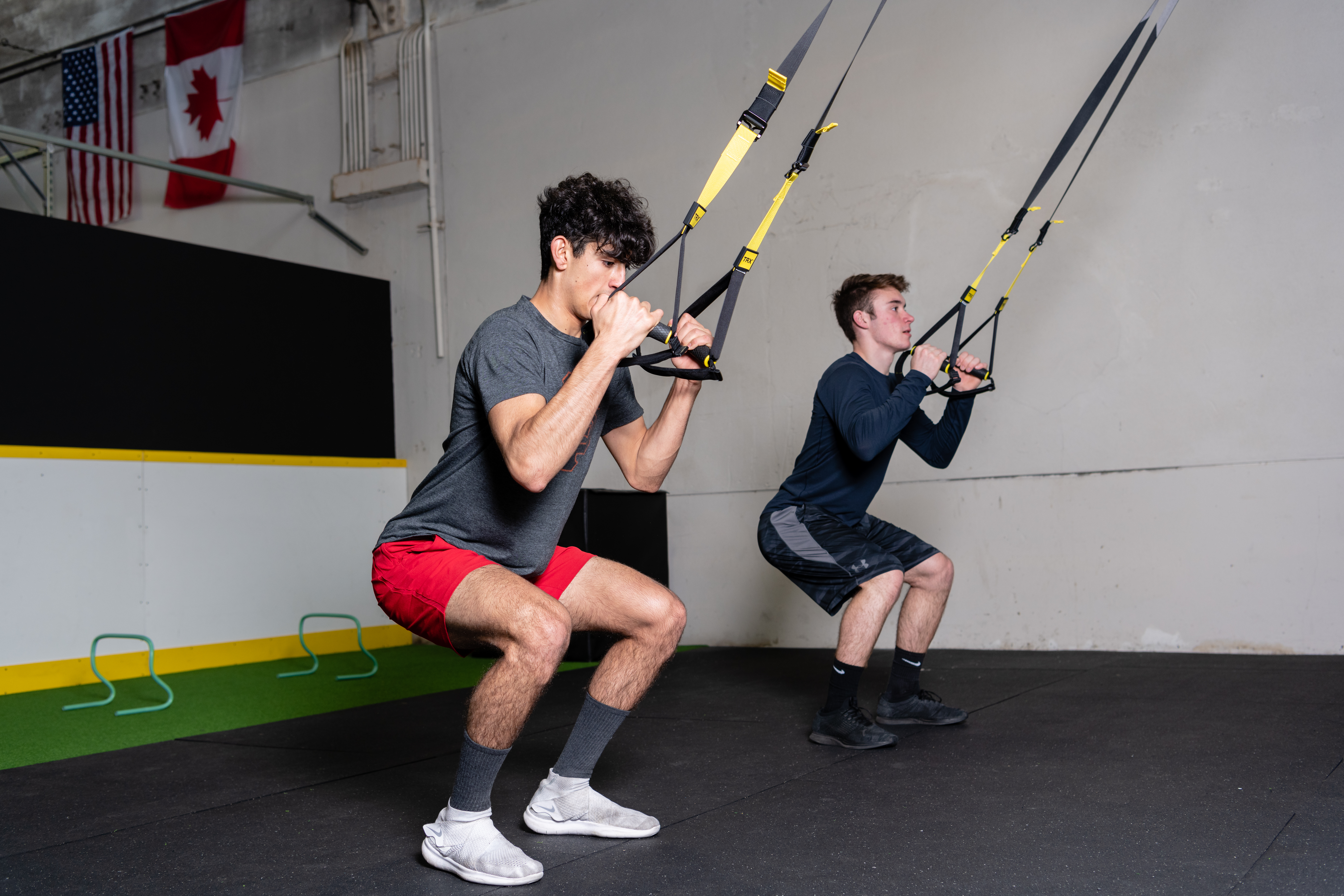 Strength & Conditioning training on TRX system 